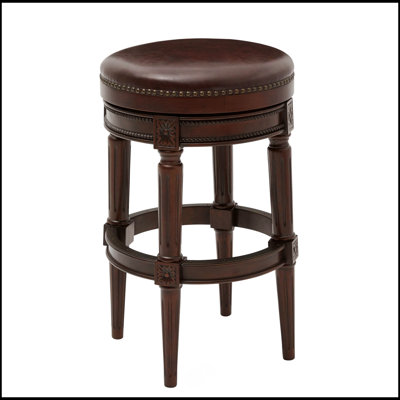 Chapman Tabouret de bar pivotant sans dossier en bois