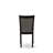 13-piece Dining Room Table Set, a Rectangular Kitchen Table and 12 Dark Gotham Grey Linen Fabric Dining Chairs, 39x120 Inch, Wire Brushed Black-836554777-815102944