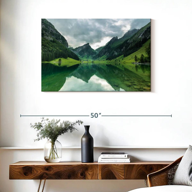 Alvord Seealpsee Mountain Reflections, H 24 po x l 36 po