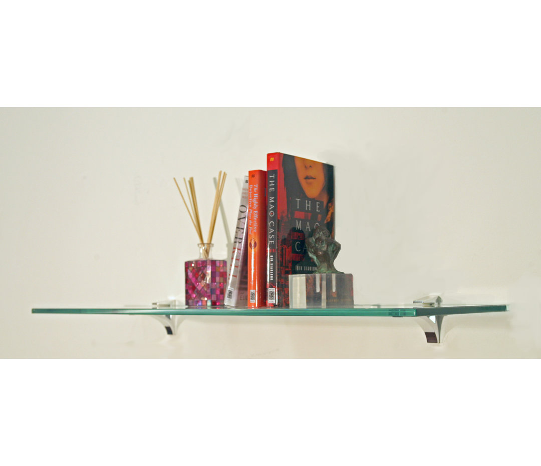 Dasheika Glass Bracket Shelf Latitude Run®