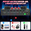 Ensemble d'équipement de baladodiffusion pour 2 personnes, studio d'enregistrement avec deux microphones BM800 et changeur de voix pour diffusion en direct sur PC/mobile, chant, jeux vidéo, modification vocale
