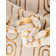 Latitude Run® Column Nikica Rug White and Gold