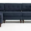 4 - Piece Upholstered Tufted Corduroy Modular Corner Sofa with Pillow Back and Removable Flip-Tray Top Storage Ottoman -1321940057