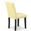 Ensemble de table et chaises de cuisine 7 pièces comprenant une table de salle à manger rectangulaire et 6 chaises rembourrées en similicuir de lait de poule, noir-706902876-791976187-791976189