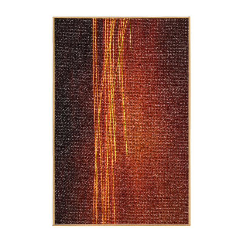 Tapis orange Style 75, Rectangle 5 pi x 7 pi