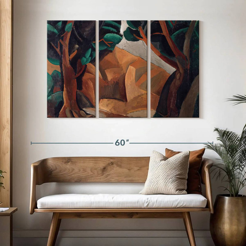Avery Landscape With Two Figures, 32" H x 50" W
