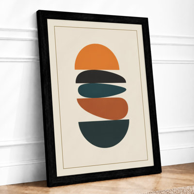 Balanced Forms Geometric - Framed Print