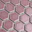 Tribeca 1" Hex Glossy 10-1/4 " x 11-7/8 " Porcelain Mosaic Floor and Wall Tile-51020440