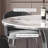 Italian style simple round dining table sets-107194829
