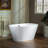 54'' x 29.5'' Freestanding Soaking Acrylic Bathtub-74466587