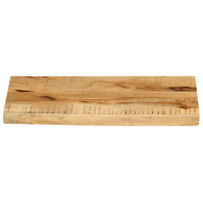 vidaXL Table Top Live Edge Solid Wood Rough Mango