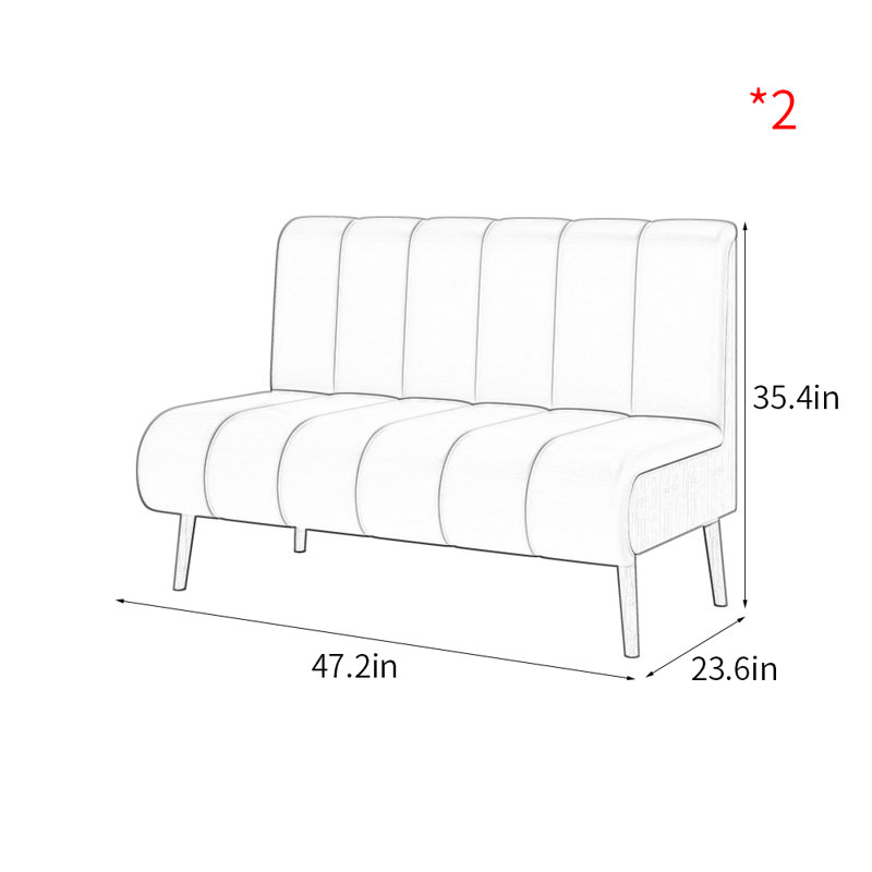 Banc de restaurant moderne et simple café, Kaki
