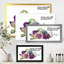 Bouquet de fleurs avec eucalyptus - Peinture sur toile-59917037-59917038