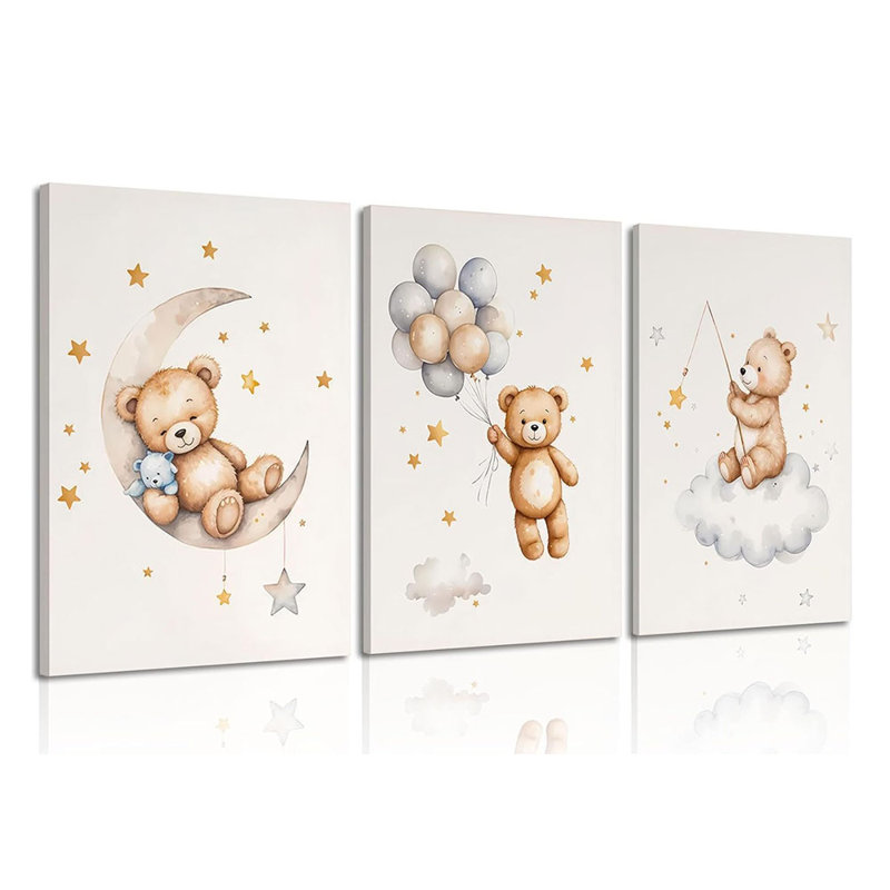 3 Piece Wrapped Canvas Print