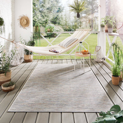 Swink No Pattern And Not Solid Colour Flatweave Indoor / Outdoor Area Rug