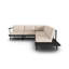 245cm Wide Metal Patio Sectional with Cushions-402639109