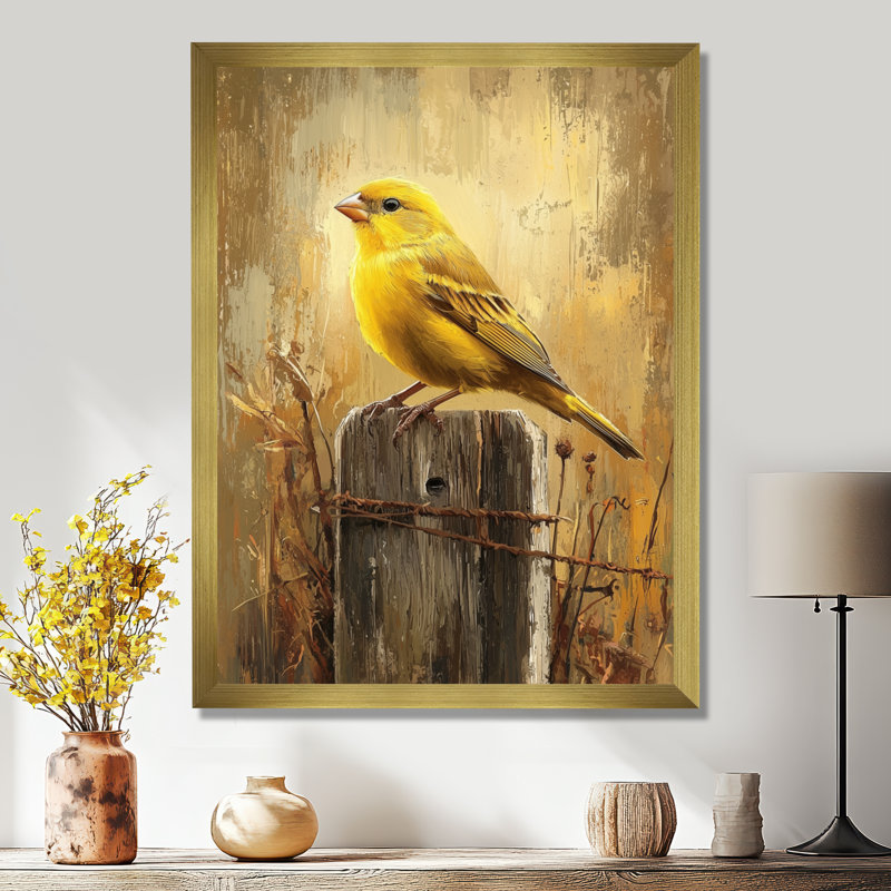 Knaus - Animals Canvas Wall Art, H 44 po x l 34 po, Reproduction encadrée d'une seule photo, Doré