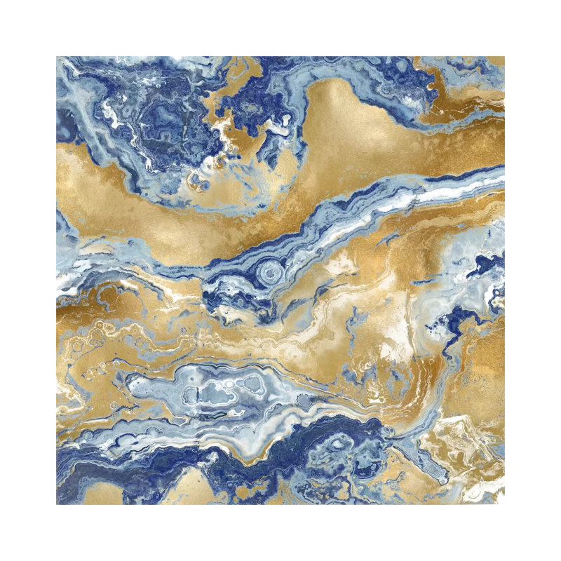 Onyx Royal by Danielle Carson - Wrapped Canvas Gallery-Wrapped Canvas Giclée, 45.72 cm H x 45.72 cm W