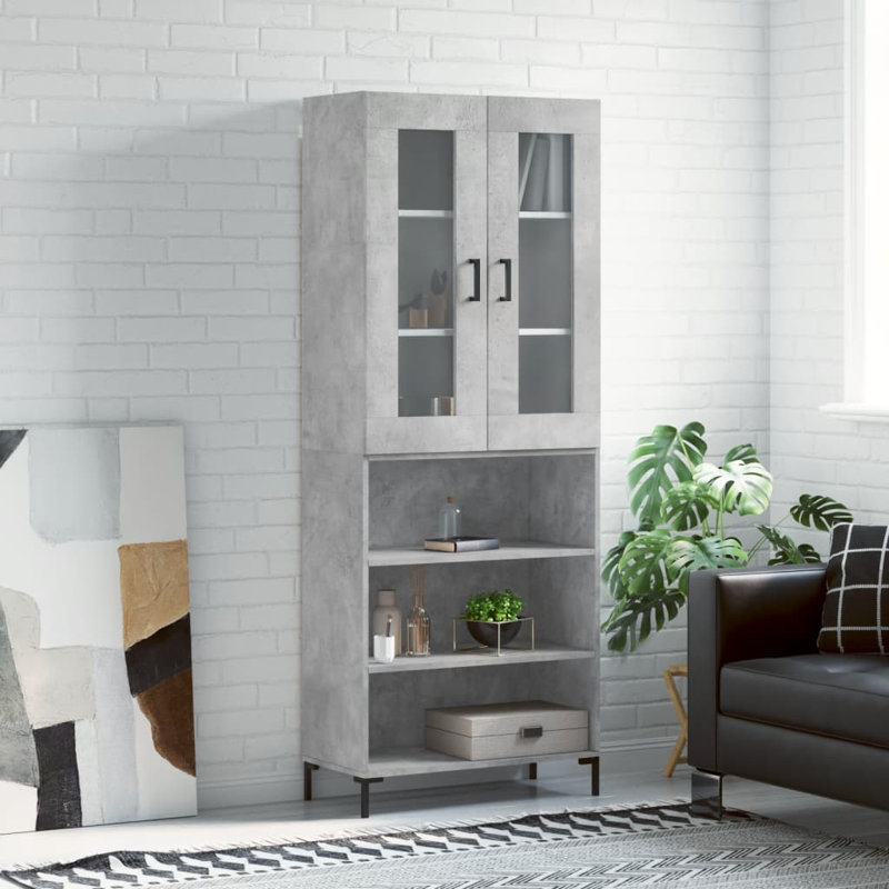 69.5cm Sideboard, Concrete Grey