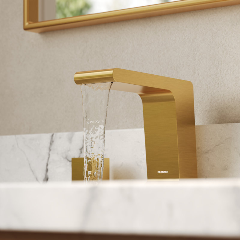 Robinet pour salle de bain Farne, Or brossé