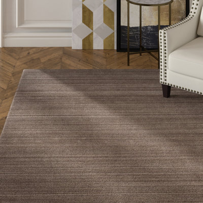 Mcelroy Striped Wool Ashwood Area Rug