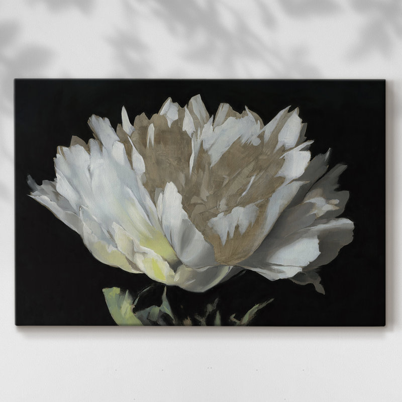 WHITE PEONY - Cavas enveloppés de galerie, 32 x 48