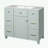 Bathroom Vanity with Ceramic Sink, 4 Drawers and Adjustable Shelf