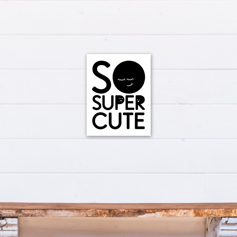 « so super jolie », art sur toile Mak, Toile tendue, H 14 po x l 11 po x P 1,25 po