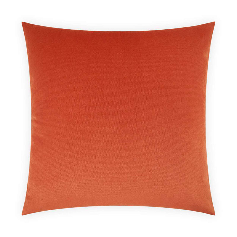 Belvedere Pillow Cover & Insert, Mango, Square 20"