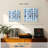 Blue Quatrefoil I-109359059