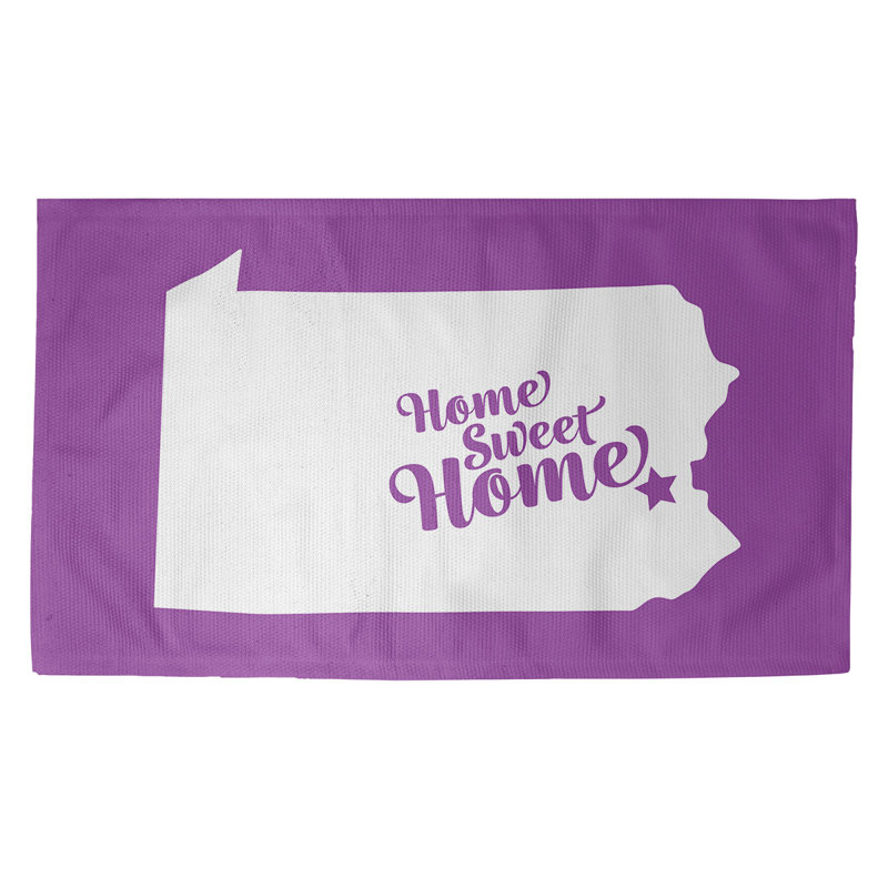 Tapis de zone violette allentown home, Rectangle 5 pi x 7 pi