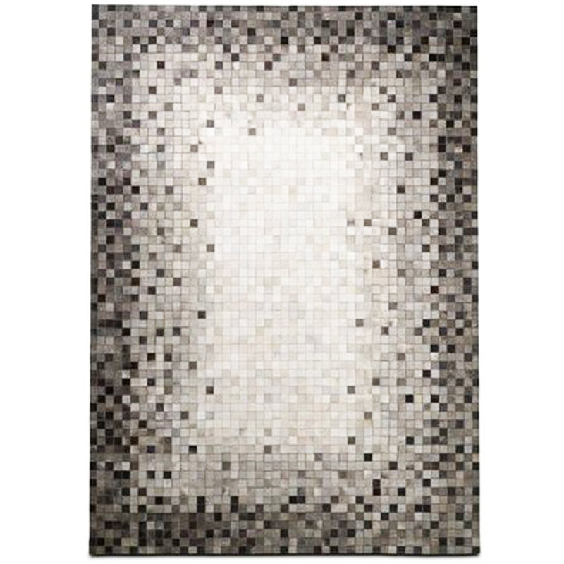 Verona Cowhide Geometric Area Rug, Rectangle 10' x 14'