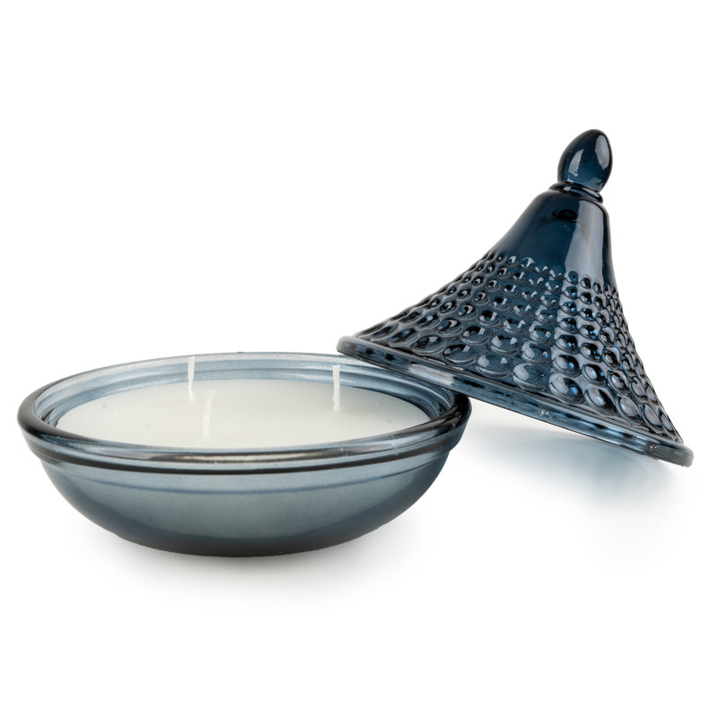 Woodsy Scented Novelty Candle with Glass Holder