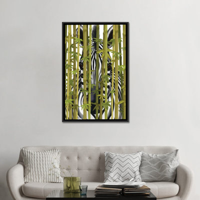« bambou zèbre », reproduction d’impression sur toile