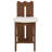 Upholstered Boucle Counter Stool with Solid Wood Frame-682334618