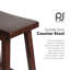 Tabouret de comptoir en bois massif 24 po