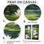 Magical Lotus Lily Pad Pond - Art mural moderne-932051489-932051500-932051498