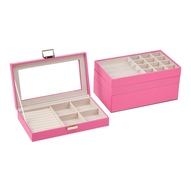 PU Leather Jewellery Box + Drawers