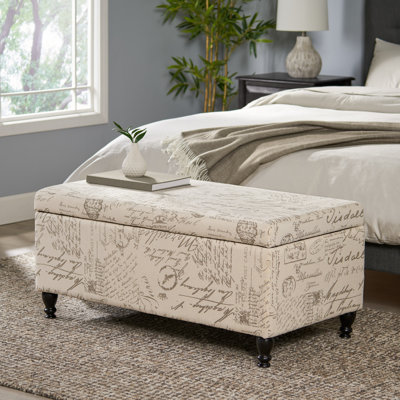 Repose-pieds avec rangement, repose-pieds rectangulaire, banc de rangement rembourré, repose-pieds pour le salon, le vestibule et la chambre à coucher