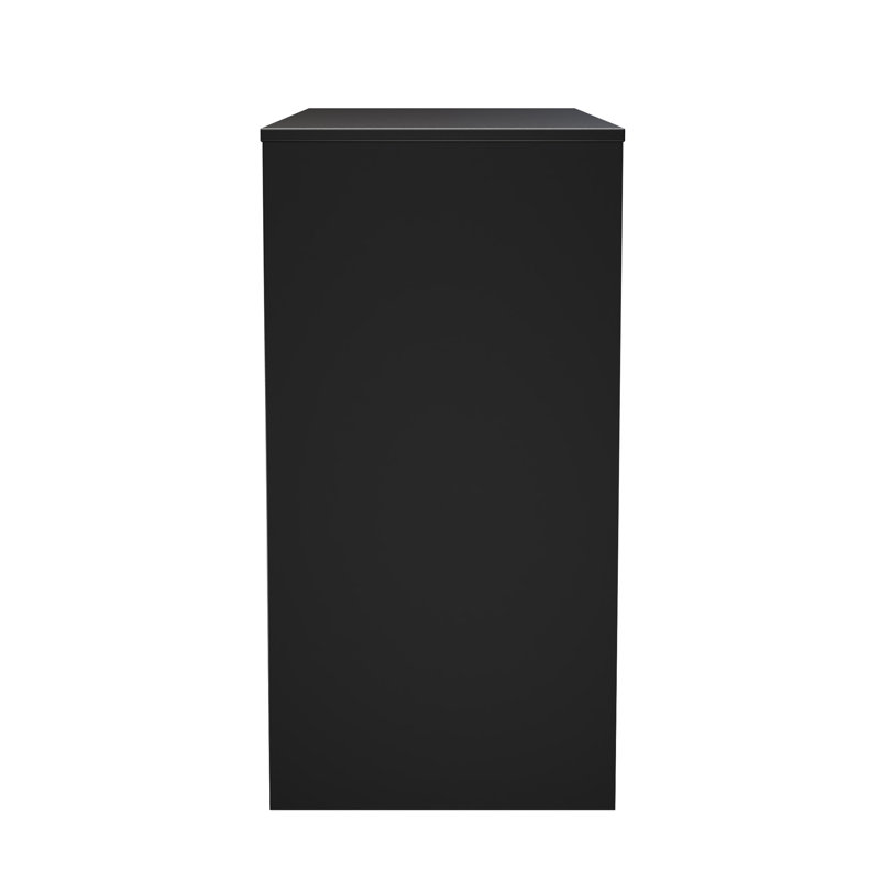 Taeyah 4 Drawer Vanity, Black