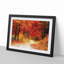 Path Through the Forest at Autumn in Abstract - Framed Print-55737342-55737336