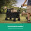 ROYALFORD Camping Trolley Wagon | Festival Trolley on Wheels 155L Large Capacity Foldable Cart | Heavy Duty 80kg Load | Collapsible Garden Cart for Camping, Utility Shopping & Outdoor Use