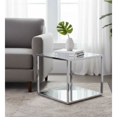 Table d'appoint en verre Uyuni