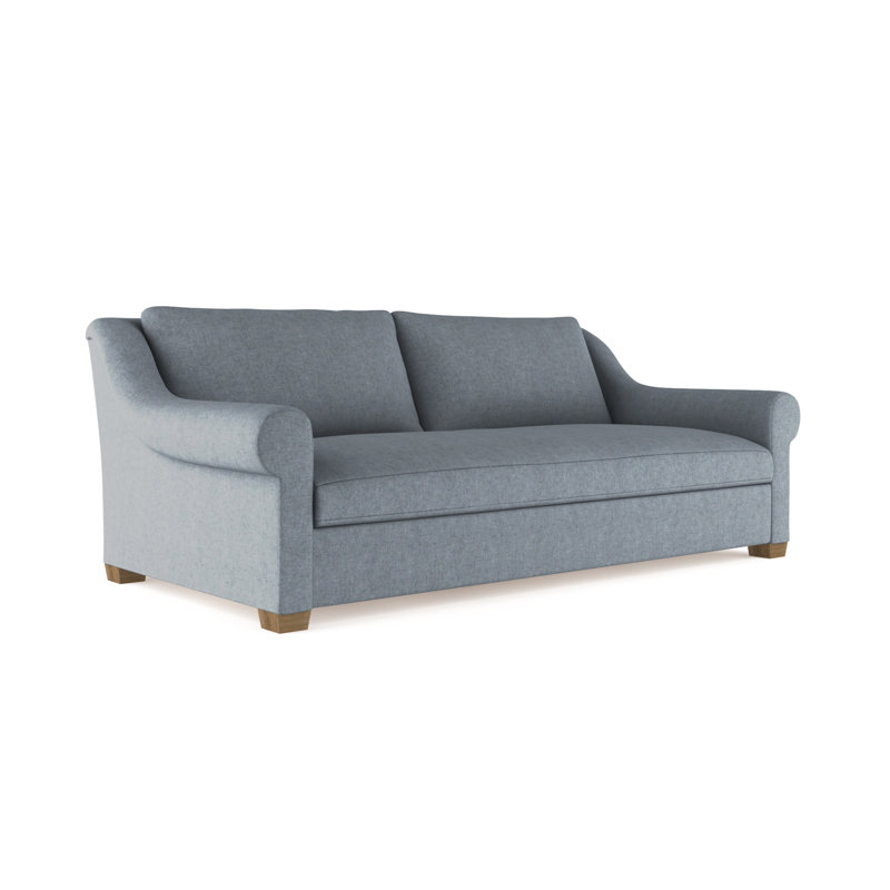 Canapé Thompson, H 32 po x l 84 po x P 41 po, Brume moelleuse en velours, Patiné