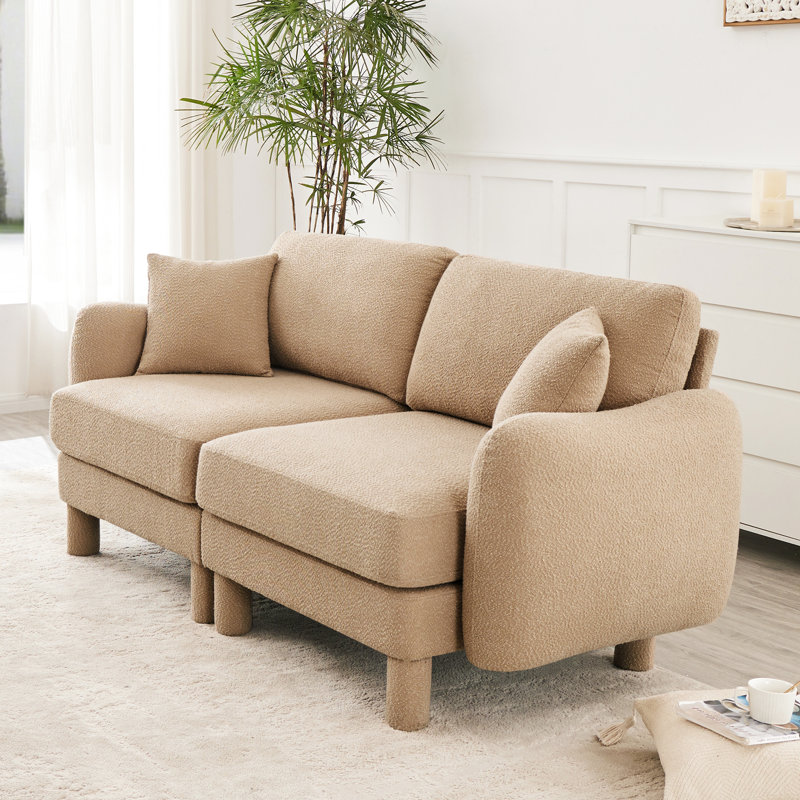Causeuse en polyester Ultimate Comfort au design moderne pour les espaces de vie