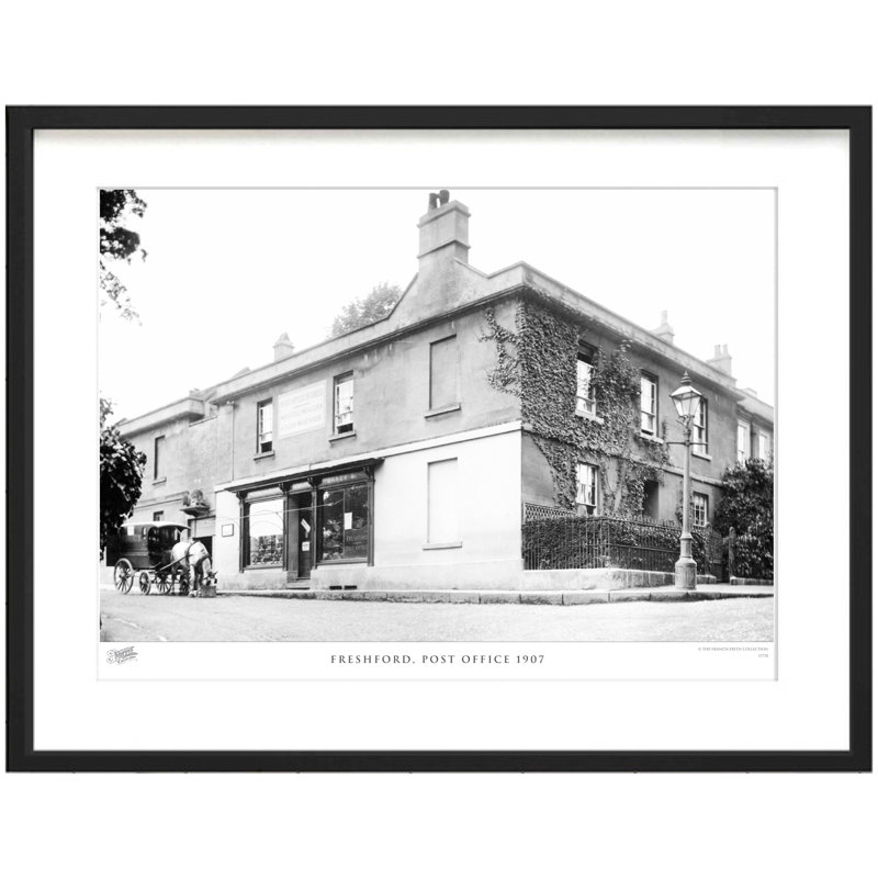 Freshford, Post Office 1907 - Single Picture Frame Print, 60cm H X 80cm W x 2cm D