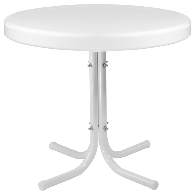 Table d'appoint 22 po, Blanc