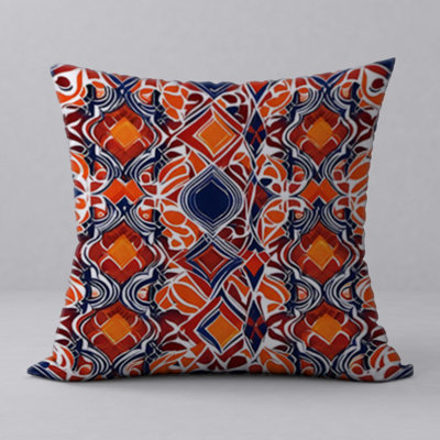  Oreiller New ManosMorenas, caractère et motifs vibrants / taille 18 po x 18 po