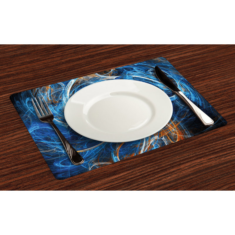 Polyester Abstract Rectangle Placemat