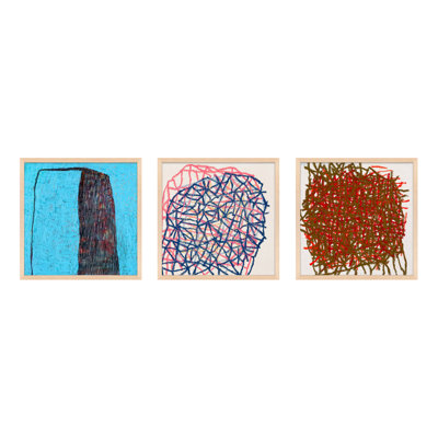 Drewes "Tangle" 3-Piece Print Set